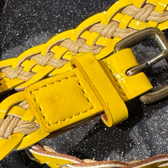 J. Crew Yellow and Tan Braided Belt - Picture 8 of 8